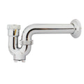 Sifon 32 mm (1-1/4") plastico cromado de pared