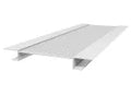 Rejilla plastica para ventilacion de aleros 3" x 3 metros (10') ClarkDietrich