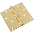 Bisagra de puerta 4" x 4" dorada National Hardware N176-644 (sust. N830-231)