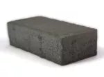 Adoquin rectangular 6 x 10 x 20 cm (negro grafito)