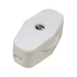 Apagador de paso rotativo 18AWG 110V blanco SA-102B