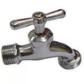 Llave chorro 1/2" con rosca cromada