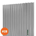 Lamina techo ondulada galvanizada con aluminio 0.36 mm x 0.81 x 1.83 metros Metalum Metalco (AZM150)
