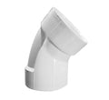 Codo sanitario 45° PVC SCH40 pared gruesa 75 mm (3")