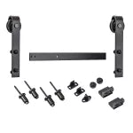 Riel para puerta corrediza 72" bronce National Hardware N186-960