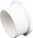 Tapon potable macho con rosca PVC SCH40 62 mm (2-1/2")