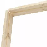Marco de pino de seguridad para puerta 1-1/2" x 4" (dos piezas de 2.17 + una pieza de 1.10 metros)
