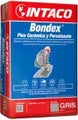 Mortero adhesivo Bondex Plus Ceramica y Porcelanato saco 25 kg Intaco (gris)
