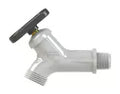 Llave de chorro premium para jardin de 12 mm (1/2") x 45 PVC