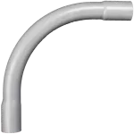 Curva conduit 90° PVC SCH40 38 mm (1-1/2") UL