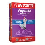 Mortero multiuso Pegamix 125 saco 40 kg Intaco (gris)
