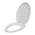 Asiento para inodoro blanco elongado American Standard