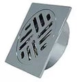 Drenaje cuadrado 10 cm metalico cuerpo profundo salida de 50 mm (2") cromo Coflex PC-311
