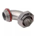 Conector Biex metalico curvo con forro Liquid Tight 50 mm (2")