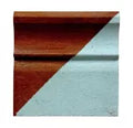 Rodapie/Guarnicion de fibrocemento Veneciano 10 cm x 2.44 metros (14 mm) Plycem (6 unidades por paquete)