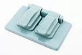 Placa doble plastica para intemperie gris Eagle 1962