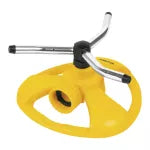 Aspersor para riego de 7 metros 360 grados con base plastica y 3 brazos de aluminio Pretul REG-3 / 20065