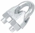 Gaza para cable de acero 1/8” Fiero NUDO-1/8 / 44082 (2 por paquete)
