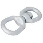 Gancho doble ojo 3/16" para carga de trabajo 350 Kg Fiero DESF-3/16 / 44105