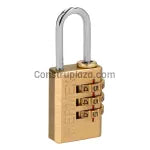 Candado de combinacion 20 mm 3 digitos Hermex CL-20C / 43346