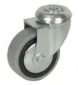 Rueda giratoria de goma para pin gris 50 mm 35 kg 75227