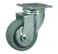 Rueda giratoria de polipropileno con platina gris 40 mm 35 kg 82211
