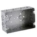 Caja EMT rectangular 2 modulos