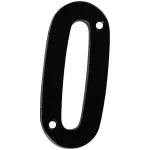 Numero para puerta #0 negro National Hardware N238-626