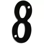 Numero para puerta #8 negro National Hardware N238-709