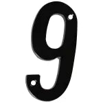 Numero para puerta #9 negro National Hardware N238-717