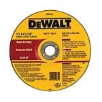 Disco abrasivo para desbaste de metal 7" x 6.35 mm conico Dewalt DW4714F