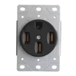 Tomacorriente de empotrar 4 polos 4W 50A 125-250V Eagle 1258