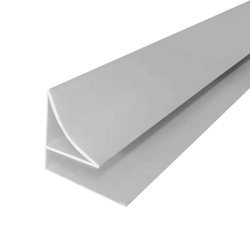 Cornisa plastica para tablilla mate 5.95 metros Blanca