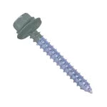 Tornillo techo punta corriente 1/4 x 2 verde (12 por paquete)