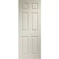 Puerta colonial 6 paneles 75 x 210 cm