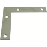 Platina plana de refuerzo 4" x 3/4" galvanizado National Hardware N114-116 (4 por paquete)