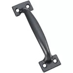 Tiradera de manija 6-1/2" negra National Hardware N116-699