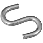 Gancho abierto en S 1-1/2" galvanizado National Hardware N121-616 (4 por paquete)