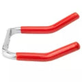 Gancho doble 2-3/4" recubierto de vinil rojo National Hardware N188-009 (sust. N271-017)