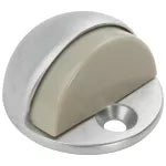 Tope de piso para puerta media luna cromo National Hardware N215-830