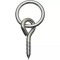Anillo con tornillo 3/8" x 3-1/2" galvanizado National Hardware N220-657