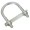 Gancho U con placa #532-5/16" x 2" x 3-1/4" galvanizado National Hardware N222-166
