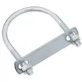 Gancho U con placa 5/16" x 2-1/2" x 3-1/2" galvanizado National Hardware N222-182