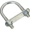 Gancho U con placa 3/8" x 2" x 3-1/2" galvanizado National Hardware N222-190
