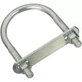 Gancho U con placa 3/8" x 2-1/2" x 4" galvanizado National Hardware N222-208