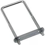 Gancho U cuadrado 3/8" x 3" x 7" galvanizado National Hardware N222-372