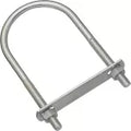 Gancho U con placa 5/16" x 2-1/2" x 5" galvanizado National Hardware N222-562
