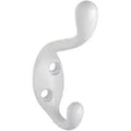 Gancho para ropa y sombrero blanco National Hardware N266-049 (sust. N248-369)