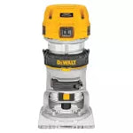 Router compacto de velocidad variable con base fija 1-1/4 HP Dewalt DWP611