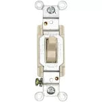 Interruptor tipo palanca 2 polos 20A 220V marfil Eagle 1245-V